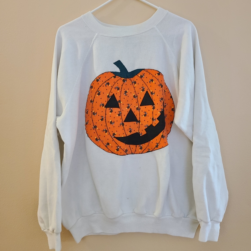 Vintage pumpkin sweatshirt